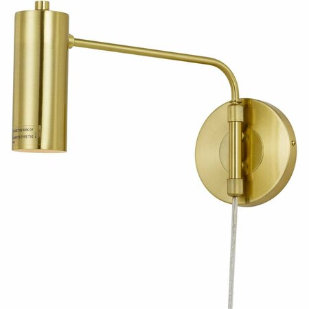 AF LIGHTING Aurelian Wall Sconce 1-40W Edison Bulb Hardwire or Plug - 8 x 5 x 14 in. 9115-1W